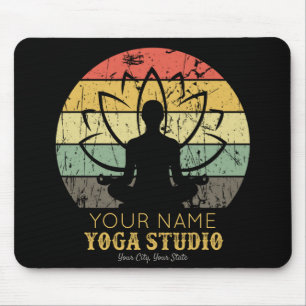 Personalisiert Yoga Studio Fitness Instructor Guru Mousepad
