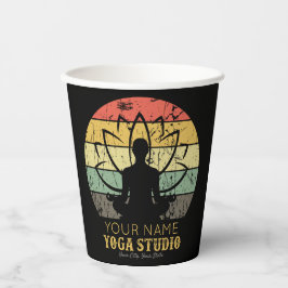Personalisiert Yoga Studio Fitness Instructor Guru Pappbecher