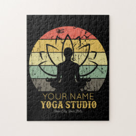 Personalisiert Yoga Studio Fitness Instructor Guru Puzzle