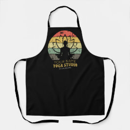 Personalisiert Yoga Studio Fitness Instructor Guru Schürze