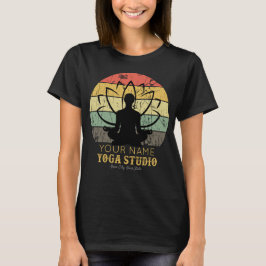Personalisiert Yoga Studio Fitness Instructor Guru T-Shirt