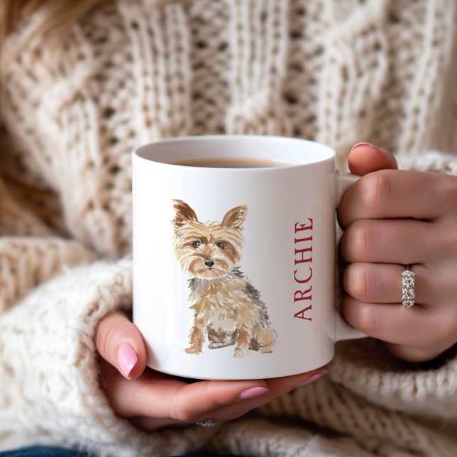 Personalisiert Yorkie Kaffeetasse (Von Creator hochgeladen)