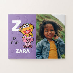 Personalisiert Z für Zoe   FOTO Puzzle