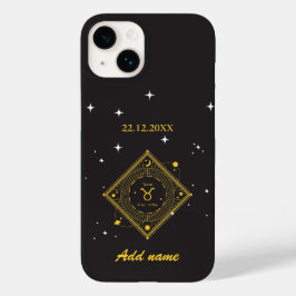 Personalisiert Zodiac Individuelle Name Taurus Case-Mate iPhone 14 Hülle