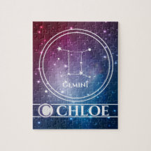 Personalisiert Zodiac-Zeichen GEMINI | Jigsaw Puzz