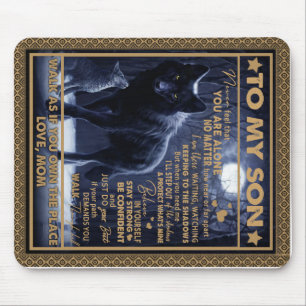 Personalisiert zu meinem Sohn, Sohn zum Geburtstag Mousepad