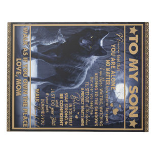 Personalisiert zu meinem Sohn, Son Birthday Gesche Notizblock