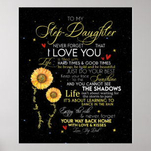 Personalisiert zu meinem "Step-Daughter Blanket" Poster