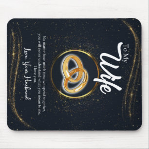 Personalisiert zu meiner Ehefrau   Geschenke für V Mousepad