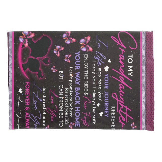 Personalisiert zu meiner Grandtochter-Schmetterlin Kissenbezug (Vorderseite)