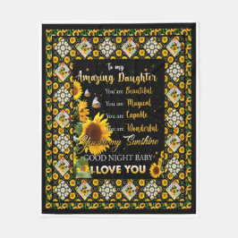 Personalisiert zu meiner Phantastischen Tochter So Fleecedecke