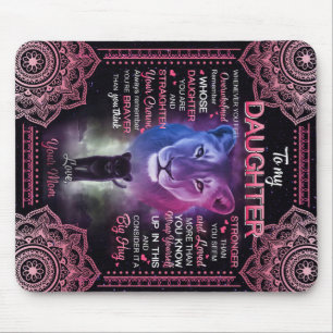 Personalisiert zu meiner Tochter Blanket Mousepad