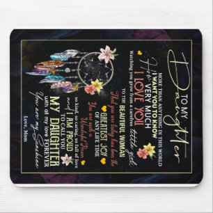 Personalisiert zu meiner Tochter, Liebe von der Ma Mousepad