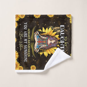 Personalisiert zu meiner Tochter Liebe von Mama Su Waschlappen