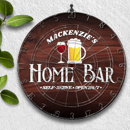 Personalisiert Zuhause-Bar-Thema Dartscheibe