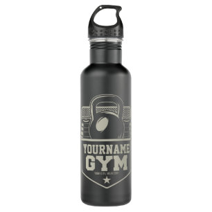 Personalisiert Zuhause GYM Kettlebell Fitness Trai Edelstahlflasche