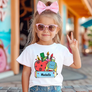 Personalisiert zurück an den ersten Schultag T-Shirt