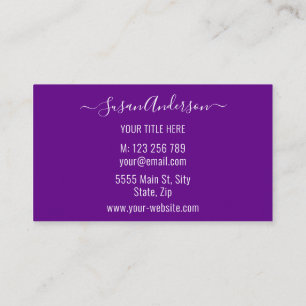 Personalisiert zwei Farben für Ihre Design-Visiten Visitenkarte