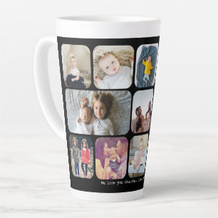 Personalisierte 13 Fotos und Text Milchtasse