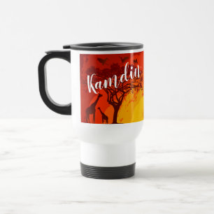 Personalisierte 15 Unzen Kaffee Tasse African Safa