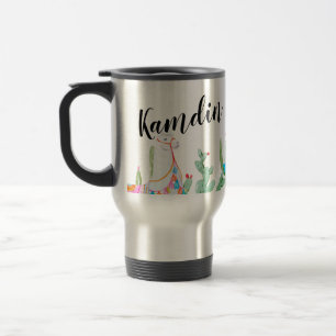 Personalisierte 15 Unzen Kaffee Tasse Boho Llama B