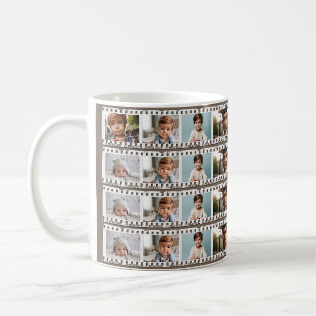 Personalisierte 16-Familien- und Freunde-Foto-Keep Kaffeetasse (Links)