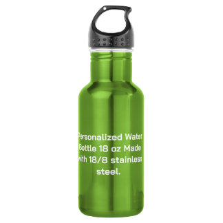 Personalisierte 18 oz edelstahlflasche