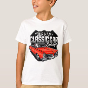 Personalisierte 1966 Convertible Classic Car Garag T-Shirt