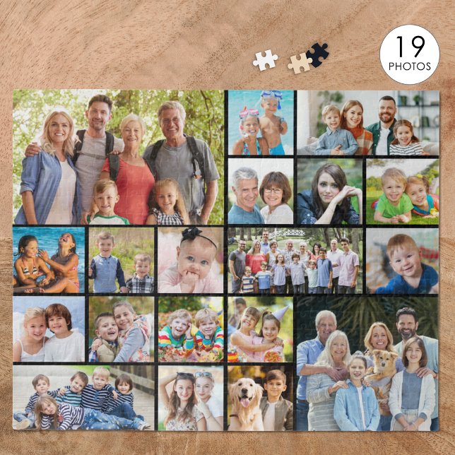 Personalisierte 19-Bild-Collage - benutzerdefinier Puzzle (Von Creator hochgeladen)