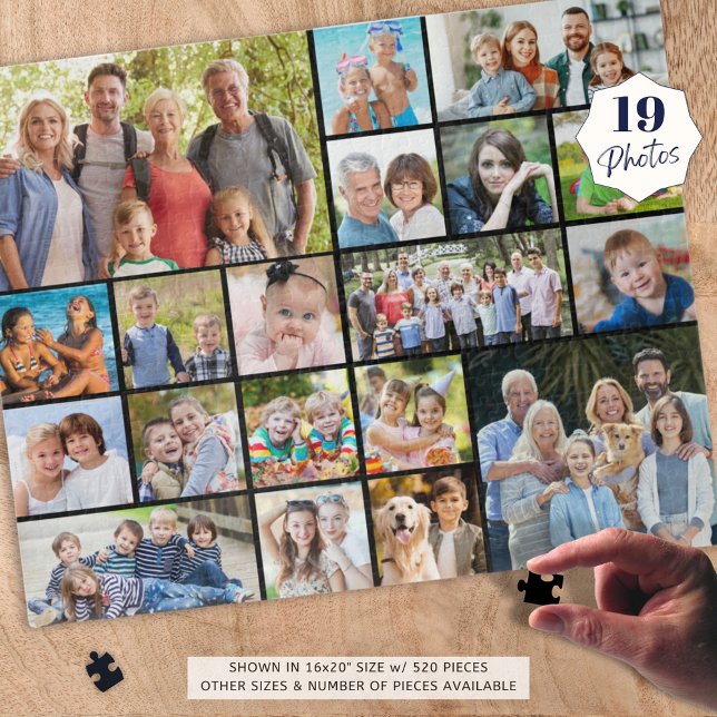 Personalisierte 19-Bild-Collage - benutzerdefinier Puzzle (Von Creator hochgeladen)