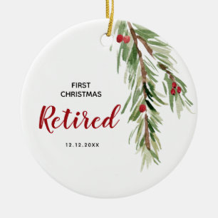 Personalisierte 1. Weihnachtsfeier Keramik Ornament