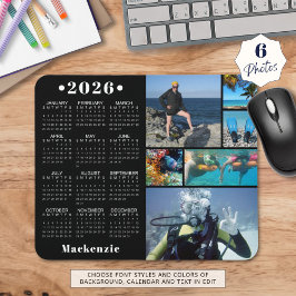 Personalisierte 2023 Kalender 6 Foto - benutzerdef Mousepad