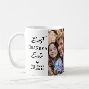 Personalisierte 2-Foto-Beste-Oma Kaffeetasse