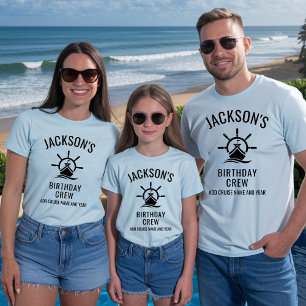 Personalisierte 30. 40. 50. Geburtstags-Kreuzfahrt T-Shirt