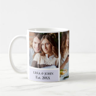 Personalisierte 3 Foto-Collagen-Kaffee-Tasse Kaffeetasse