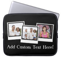 Personalisierte 3-Foto-Snapshot-Frames mit benutze