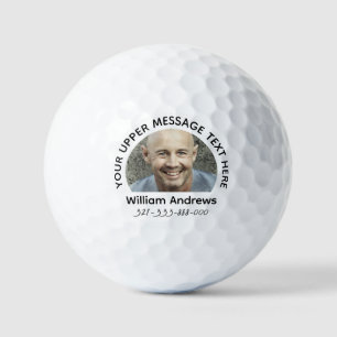 Personalisierte 3-Linien-Textbälle und kundenspezi Golfball