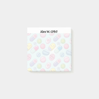 Personalisierte 3x3 Pharmacy Sticknotes, lustig Post-it Klebezettel