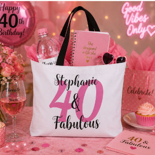 Personalisierte 40 & Fabulous