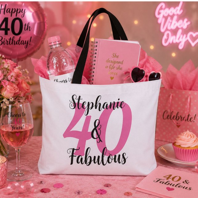 Personalisierte 40 & Fabulous   (Von Creator hochgeladen)