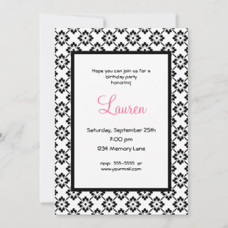 Personalisierte 40. Geburtstagseinladung Einladung