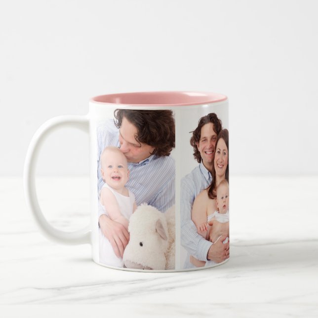 Personalisierte 4 zweifarbige tasse (Links)