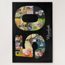 Personalisierte 50. GeburtstagsfotoCollage 14 Bild