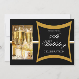 Personalisierte 50. Geburtstagsparty Einladung