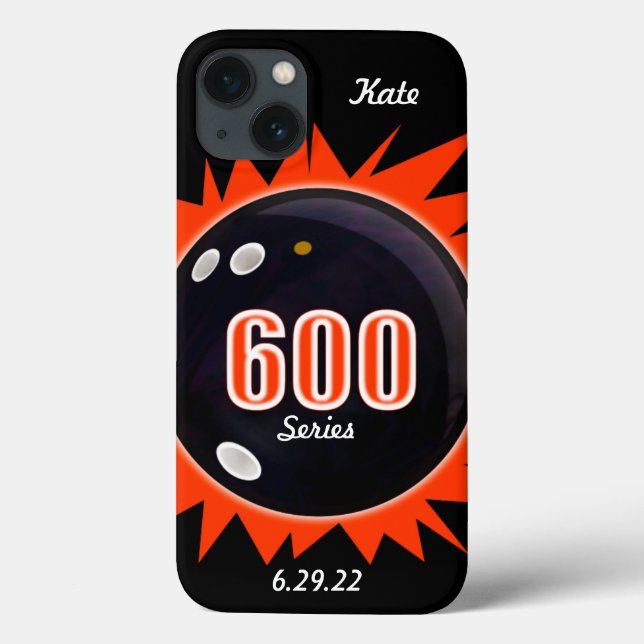 Personalisierte 600 Bowling-Serie, Handy-Fall Case-Mate iPhone Hülle (Rückseite)