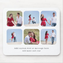 Personalisierte 6-Foto-Collage mit individuellem T