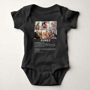Personalisierte 6-Fotocollage-Produktfamilie Defin Baby Strampler