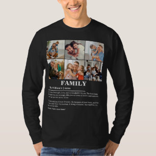 Personalisierte 6-Fotocollage-Produktfamilie Defin T-Shirt