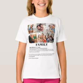 Personalisierte 6-Fotocollage-Produktfamilie Defin T-Shirt