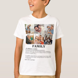 Personalisierte 6-Fotocollage-Produktfamilie Defin T-Shirt